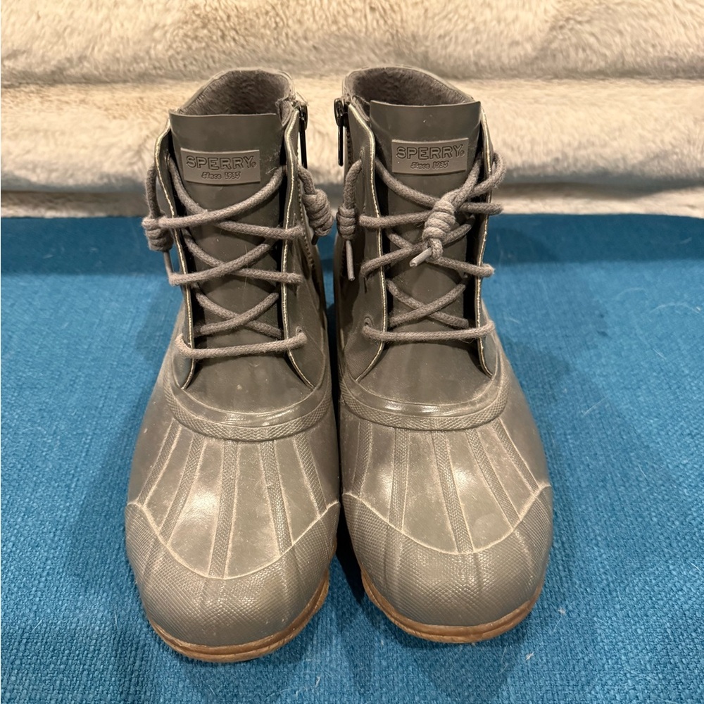 Sperry Charcoal Waterproof Boots